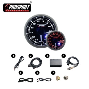 Nouveau pointeur blanc de 52 mm pour kit de compteur automatique jauge de rapport air-carburant AFR à large bande produit de juillet - Product Image 4