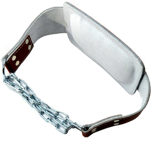 เข็มขัดหนังวัวแท้สำหรับ100% ยกน้ำหนักเข็มขัดดิปหนังวัวแท้โลโก้วัสดุอีวีเอ - Product Image 2