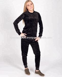 Nouvelle mode, prix bon marché, vente en gros, survêtement mince en velours, vêtements de sport, ruban réfléchissant, lettre latérale - Product Image 4