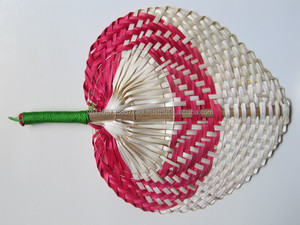 Éventail à main en bambou/Palm hanfan Ms.Holiday - Product Image 6