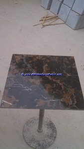 Carreaux en porcelaine de dolomite de haute qualité Noir Or Style Michel-Ange Poli Sols de cuisine et de salle de bain Pierre de marbre naturelle - Product Image 6
