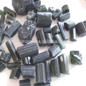 Pierres précieuses de tourmaline d'origine indienne, de forme mixte, non taillées, brutes, de couleur naturelle mixte - Product Image 1