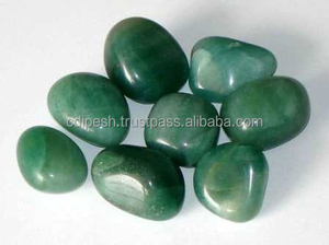 Guijarros pulidos de ágata de musgo verde Brillo de color natural Los mejores adoquines y guijarros decorativos - Product Image 3