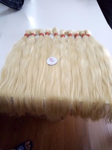 Nueva llegada Vietnam extensiones de cabello humano libre de enredos sedoso Rubio suave estilo ondulado precio - Product Image 5