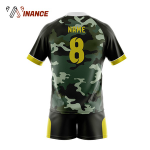 ชุดเครื่องแบบรักบี้พิมพ์ซับลิเมชันเต็มตัวชุดเสื้อรักบี้ออกแบบได้เอง - Product Image 3