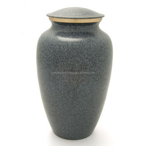 Urna de cremación para adultos de aluminio Diseño clásico Cenizas humanas decorativas Urna funeraria conmemorativa hecha a mano a granel 2025 - Product Image 1
