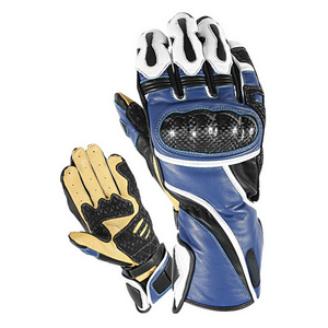 Gants en cuir de moto de sport avec protection des articulations - Product Image 5