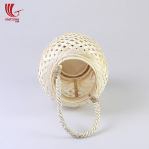 ตกแต่งทอผ้าเทียนไม้ไผ่โคมไฟขายส่งจากเวียดนาม - Product Image 3