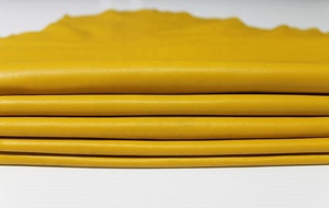 Pour la peau d'agneau douce jaune mangue cuir Napa meilleure qualité Durable souple en gros peaux de mouton pour chaussures - Product Image 2