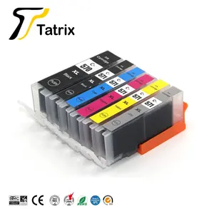 Tatrix PGI-570XL PGI-570 PGI570 570 CLI-571XL CLI-571 CLI571 571 פרימיום תואם צבע דיו מחסנית עבור Canon PIXMA MG6850