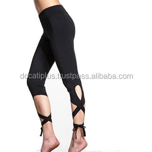 Leggings de yoga negros personalizados OEM - Product Image 5