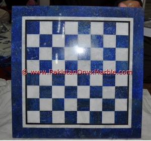 Juegos de Ajedrez de Lapislázuli, Piedra Preciosa Natural, Artesanía - Product Image 4