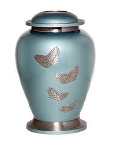Urnes souvenir de couleur personnalisée polies brillantes peintes à la main pliées en noir pour urne de crémation de cendres humaines fournitures funéraires - Product Image 5