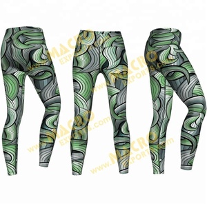 Leggings de Yoga con Estampado, Transpirables, de Secado Rápido, Compresión, 85% Poliéster, 15% Elastano, Logotipo Personalizado, Marca Privada - Product Image 1