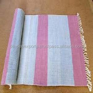 Tapis de yoga en coton personnalisés de luxe pour la méditation et l'exercice Marque privée OEM de haute qualité de l'Inde Conception et taille personnalisées - Product Image 2