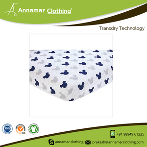 2018 New Design 100% Cotton Baby Fitted Crib Sheet - Product Image 4