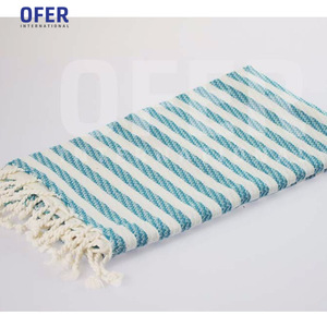 HATTUSHA <b>Stripe</b> Turkish Pestemal <b>Towel</b>, Peshtemal Fouta, Hamam <b>Towels</b> Wholesale Bamboo Cotton Rainbow Collection Made in Turkey - Product Image 1