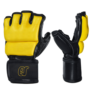Guantes de MMA ligeros y suaves de cuero PU para hombres para entrenamiento de artes marciales - Product Image 2