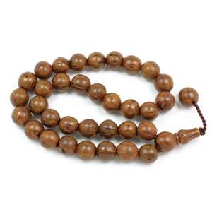 2ไม้ Tasbeeh Masbaha มุสลิมอธิษฐานลูกปัด Tasbeeh มุสลิมสำหรับสวดมนต์100ดานาเคาน์เตอร์ - Product Image 3