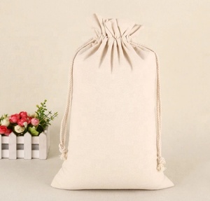 Bolsa con cordón de algodón Bolsas de regalo de muselina para alimentos para almacenamiento y presentación - Product Image 3