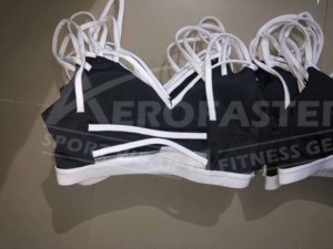 Soutien-gorge de sport de yoga rembourré XL pour femmes avec bretelles imprimé haut court et t-shirt ensemble de vêtements de sport - Product Image 6