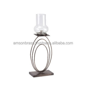 Meilleur vendeur de bougeoirs décoratifs, support en fil métallique, bougeoir en verre, éclairage domestique, fabricant et grossiste de bougeoirs en provenance d'Inde - Product Image 2