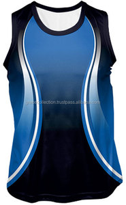 Wholesale <b>Running</b> Sublimated <b>Singlet</b> Men's Vests Top Tank <b>Singlet</b> - Product Image 2