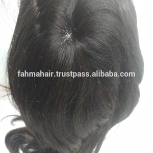 NATURAL mujer pelucas de cabello humano puro cabello humano 100% virgen - Product Image 2