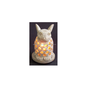 Magnifiques bougeoirs sculptés à la main en pierre de savon en forme d'animaux - Product Image 1