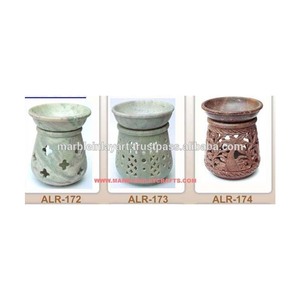 Calentadores de Aceite Artesanales de Piedra Jabonosa, Hermosos y con Aroma Increíble - Product Image 1
