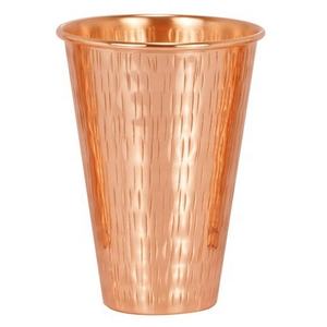 Axiom Home Accents Espejo de alto brillo Taza de cobre pulido Nuevo diseño cónico martillado Beneficios DE SALUD ayurvédicos Estilo mula de Moscú - Product Image 1