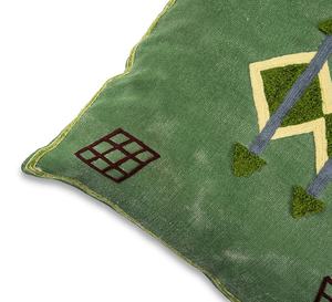 Designer embroidered cotton <b>cushion</b> <b>cover</b> for sofa Throw Pillow wholesale decorative 18 X 18 pillow <b>covers</b> - Product Image 5