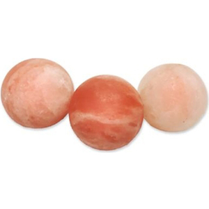 Manufacturer Direct Wholesale-Best Quality Himalayan Pink Salt <b>Massage</b> Stone Round Shape Body Back Neck Foot Hot Set - Product Image 1