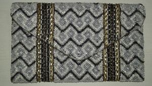 Bolso de mensajero bohemio de lona duradera para mujer, bolso de mano bordado con cuentas para fiesta de noche, bolso de hombro afgano indio para boda - Product Image 2