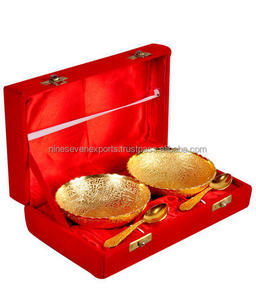 Home Decoration Kettle Set for Gift Gold Brass Custom Size 4 Color <b>Bowl</b> Spoon Set /tea Kettle Set - Product Image 6