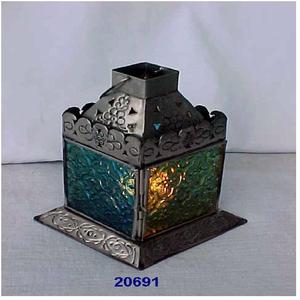 Factory Hot Sale Moroccan Candle Holder Square Shape Moroccan Antique Metal <b>Tealight</b> <b>Lantern</b> - Product Image 1