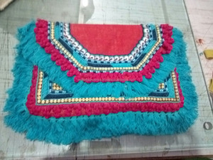 Indian Women Designer Bohemian Style <b>Beaded</b> Clutch Messenger Bags Handmade Bags Evening Shopping <b>Beaded</b> Party Bags Wholesale - Product Image 2