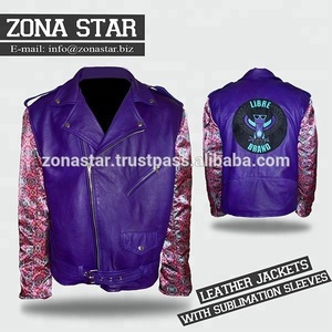 Vestes d'université Letterman de baseball décontractées pour l'hiver Logos de marque privée Bras en cuir Mouton de style vintage pour l'école - Product Image 6