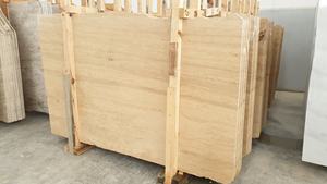 Losa de corte de vena de travertino de luz blanca de moda de lujo de corte personalizado Premium 2025 pulida para Hotel hecho en casa pavo - Product Image 3