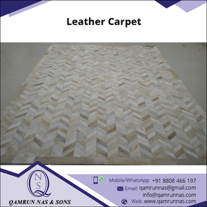 พรมลายเชฟรอนหนัง100% ทันสมัยขายดีผ้ากำมะหยี่ตกแต่งสีสวยสำหรับผู้ใหญ่ห้องนอนห้องรับประทานอาหารดีไซน์2เมตร qns - Product Image 2