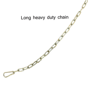 เข็มขัดออกกำลังกายแบบจุ่มพร้อมโซ่ปรับได้และทนทานเข็มขัดหนังแท้สำหรับฝึกออกกำลังกาย - Product Image 6