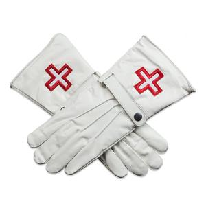 Gants en cuir maso noir, gantelets de haute qualité - Product Image 6