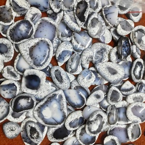 Lote suelto de ágata dendrítica natural, venta al por mayor, proveedor de fabricante de juegos de colores de calidad AAA, proveedor de cabujón de India Jaipur - Product Image 5