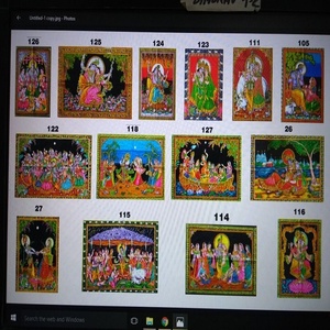 Nouveau 2024 populaire Art décor mélange imprime coton imprimé paillettes tentures murales/affiche en gros de l'inde - Product Image 4
