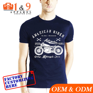 Camiseta con Logo impreso para hombre, ropa 2017 de algodón, OEM, con estampado en blanco/bordado, servicio OEM para adultos, 100%, barata, venta al por mayor - Product Image 6