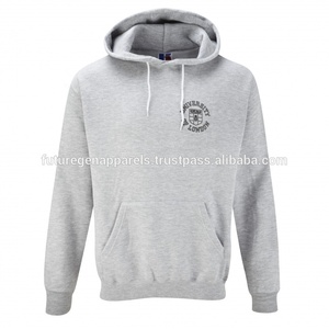 Venta al por mayor de poliéster/algodón polar Unisex invierno pulóver sudaderas con capucha bordado personalizable OEM servicio impreso liso teñido - Product Image 4