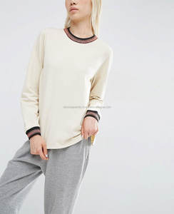 Sweat-shirt pour femme, nouveau modèle 2026, élégant, pas cher, personnalisé, multicolores, col rond, ample, respirant - Product Image 1