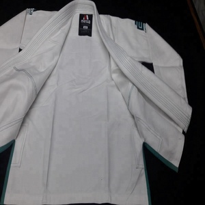 Haute Qualité 100% Coton Perle Armure Logo Personnalisé BJJ Jiu Jitsu MMA Grappling Gi 380g pour OEM En Gros Court - Product Image 5