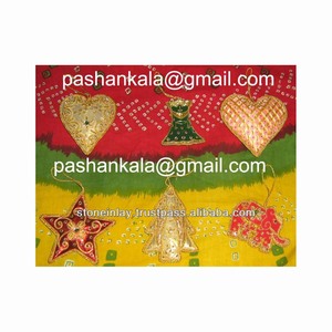 Adornos Colgantes de Corazón y Estrella para Árbol de Navidad - Product Image 1