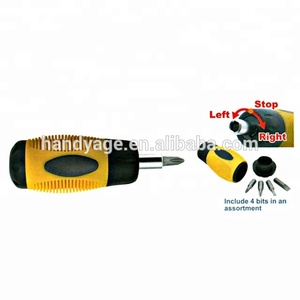 [Handy-Age]-4-In-1 Stubby Ratchet <b>Screwdriver</b> (HT1800-079) - Product Image 2